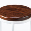 Round Walnut Seat Top Option Round Walnut Seat Top Option