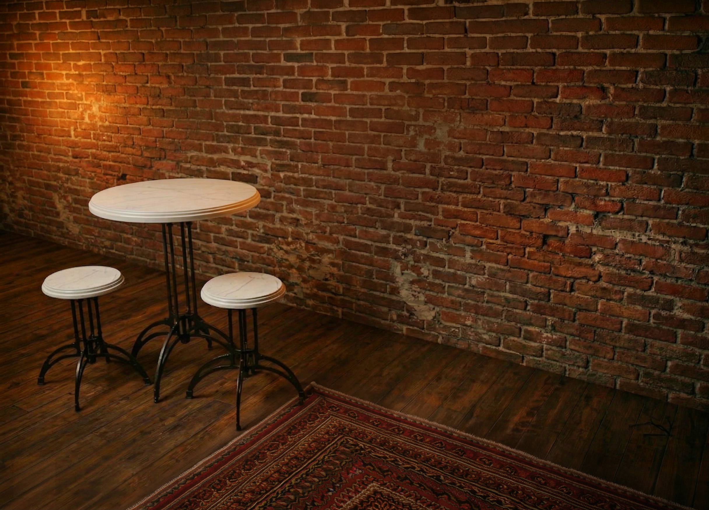 French Bistro Stool Portrait French Bistro Stool Portrait