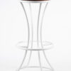 Arc Stool | Walnut | Bar | White Arc Stool | Walnut | Bar | White