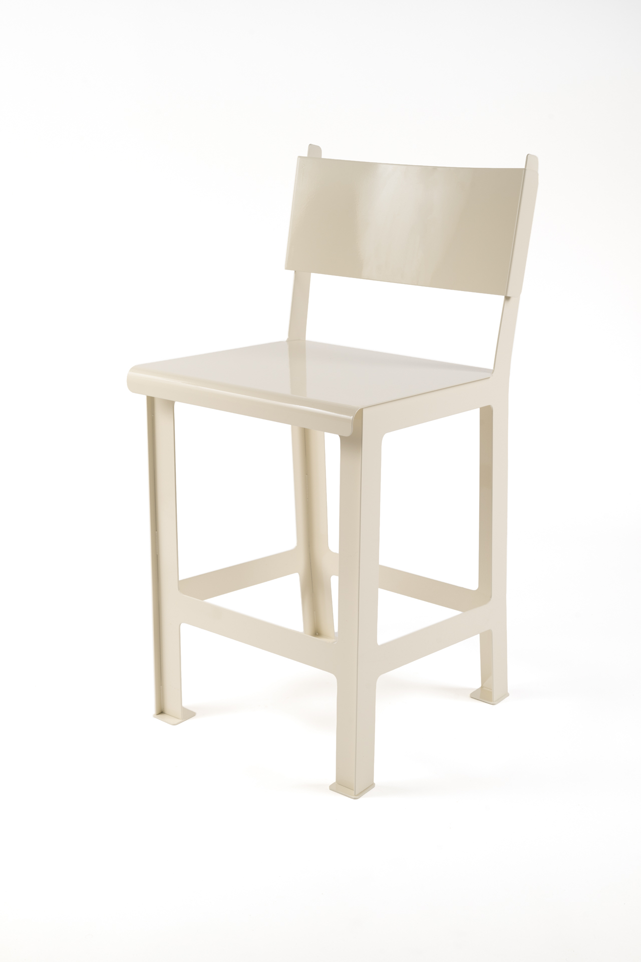 Hightop Cream Chair Angle Hightop Cream Chair Angle