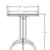 French Bistro Dining Table Specs French Bistro Dining Table Specs